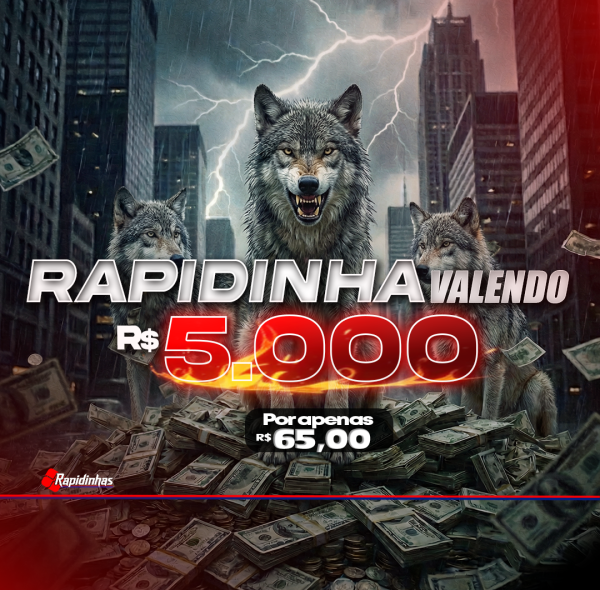 02° RAPIDINHA VALENDO R$ 5.000,00 PREMIO UNICO Vol02