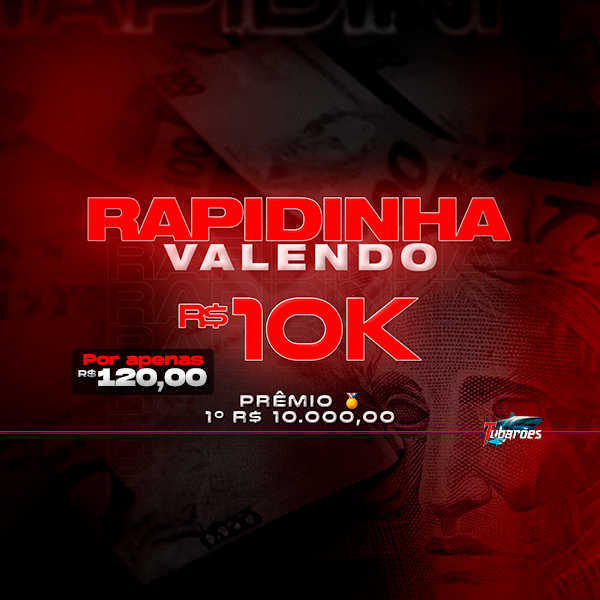 56° RAPIDINHA VALENDO R$ 10.000 EM 1 PREMIO!!! VOL. 33